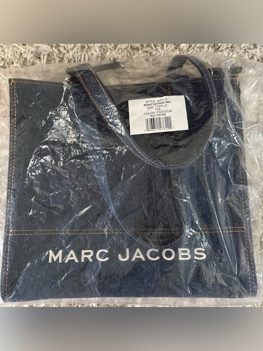 Marc Jacobs Denim Tote - Picture 3 of 5